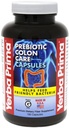 Yerba Prima Prebiotics Colon Care Fiber Caps, 180 Capsules - 五种形式的纤维加FOS Prebiotics - 饮食健康补充剂 - 健康溶性与难溶性正常纤维