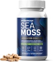 爱尔兰海 Moss 6000mg - 2000mg 黑种子油 Ashwagandha Burdock 根干姜 Capsules - 高级海莫斯 维生素多矿物复合物 补充药丸 供男性使用