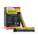 BODi Energize Pre Workingout Powder - Beta-Alanine, Quercetin & Low-Dose Cafeine 增强能量和焦点公式, 增加能量和耐力补充, 草莓柠檬汁火焰, 20棒