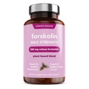 维生素丰产 Forskolin 最大体重损失强度 - 天然 Coleus Forskohlii 根提取补充 - 20% 标准化 Forskolin 粉末 - 重量管理支持 - 60 Capsules