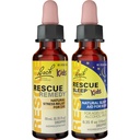 儿童日夜包,Bach RESCUE 补救儿童滴水器[和] RESCUE 睡眠儿童滴水器-2-Pk,压力缓解和睡眠支持 自然花序,Homopathic,Non-Alcohol公式,10mL Ea