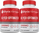 (2 Pack) Glyco Vantage Glyco 优化者 Capsules 血液支持最大强度 所有自然补充 男女