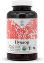 Hyssop 120 Capsules → 高概率 Capsules, 草药膳食补充剂 → 用蔬菜 Capsules 和 USDA 有机 Hyssop (Hyssopus officinalis) 干草(120 Capsules)