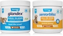 Vetnique Labs All-in-One Multivitamin Chews for 老年狗(60ct) & Glandex Anal Gland 支持 软性切片与南瓜切片为狗(60ct Pork) Bundle