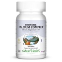 Maxi Health Chewable Calcium Complex – Vanilla Flavor Vitamin D3和Magnesium Chewables – Kosher Magnesium – Kosher Magnesium – Calcium 女性和男性补充(180个计数)
