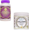 培养年轻健身 Probiotic and Vanilla Collagen - 支持消化健康并促进皮肤和骨骼 - (1) 30-Pack of Probiotics + 12.4oz of Vanilla Collagen Powder