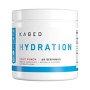 KagedHydrition Electrolytes Powder 果汁 Punch 水母主管体育 喝Mix 预,Post,Intra Workout QQ 低卡,Vegan,Gluten Free QQ 男女60位服务员的补编