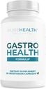 PureHealth 研究胃健康公式 - 天然酸还原法 - 心脏燃烧和消化不良的DGL补充法 - 与Artichoke, Rhodiola Rosea, Hyalronic Acid, Quince & More - 90 Capsules