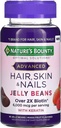 自然的丰盛高级头发,皮肤, 和钉子Jelly Beans80ct, 1ea