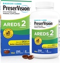 Preservision AREDS 2 眼维生素和矿物补充剂,包含Lutein,维生素C,Zeaxanthin,Zinc & Vitamin E,210软胶(包装 May Vary)
