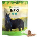 银丽宁草药 Equine INF-X - 支持马应激缓解与健康水平 好细菌 - 对Equine Imune系统的自然支持 - Equine解毒的草药补充 - 1 lb
