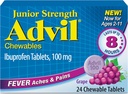 (原始内容存档于2019-03-26) (中文(简体) ). Advil Junior Force Chewable Ibuprofen Pain Reliver and Fever Dreaker, Children's Ibuprofen for Pain Relief, Grape - 24 平板电脑