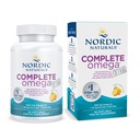 北欧自然(Nordian Naturals) 完成Omega Xtra,柠檬 - 60 软宝石 - 1360 mg Omega-3 + 76 mg GLA - 健康皮肤 - 认知 - 非GMO - 30 服务