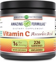 神奇的维生素C(Ascorbic Acid) 8 Oz粉(Oz Powder) 补充 → 1 Gram Pervice service → 226 services → Non-GMO → Gluten Free → 在美国制造
