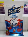 Scott的DHA Gummys,Strawberry Flavour,15s,维生素D,儿童健康成长与发展和健康免疫功能的本质.