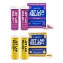 1ABOVE Jet Lag Relief Effervescent 多维特敏 配有 Pycnogenol 水分、能源、免疫支持和更快恢复的多维特敏 – 飞行必需 – Citrus 20 Count and Berry 20 Count