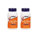 Now Foods Grape种子摘录 250 mg, 90 Vcaps - (Pack of 2).