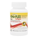 NatusPlus Hema-Plex 铁 - 60 快动作软胶 - 85 mg 铁 + 维生素 C & Bioflavoids 健康红血细胞 - Vegan, Gluten Free - 20 services