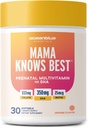 Oceanblue Business Mama Knows Best – 30ct – 产前多维特敏与Omega-3 DHA – 支持健康妊娠 – 容易吞咽软胶 – 美味橙色Flavor – 1个月供应 – Omega-3 DHA.