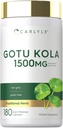 Carlyle Gotu Kola Capsules 1500mg = 180 Counter = Non-GMO, Gluten Free = 传统草药提取