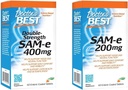 医生最佳SAM-e 400 mg, Vegan, Gluten Free, Soy Free, Mood and Community Supports, 60 肠衣和SAM-e Mood & 联合支持和肝脏健康(药学级/非GMO/Gluten Free)