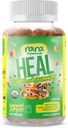 HEAL MIND & Body Recovery USDA 认证的有机固醇-自然恢复支持,Vegan & Gluten-Free,注入野生涡轮,Wild Ceylon Ginger & Chaga(60 Gummys,HEAL)