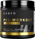 Kaged High Stulant Pre Workingout Powder 水果冲刺 Kaged Elite L-Citrulline Creatine Beta Alanine → 388mg Cafeine → Nitric Oxide Booster → 20 服务