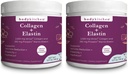 Body Kitchen Collagen and 250 mg Elastin Supplement to Aid Signs of Aging, Support Skin Health & Elasticity, Fewer Wrinkles, Unflavored Powder, Tasteless, Odorless, Colorless, 30 Servings (2 Pack)