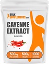 Bulk Assupports.com Cayenne Pepper Prated Powder - Capsaicin Supplement, Capsicum Supplement - 500 mg of Cayenne Express per Service, Cayenne supplement - Gluten Free (500格拉姆 - 1.1磅) (英语).