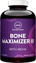 MRM 营养 Bone Maximizer III 与 MCHA + 维生素 D3 + 维生素 K2 + 维生素 K2 → Bone 健康 → 高概率 → 骨的主要维生素和矿物 → 50 服务