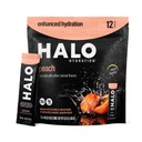 HALO 水利 - 电解液 饮料 Mix QQ 水利 粉末包 | Peach Flavor - 用于体育和自行车 | 易开单曲服务棒 | 12棒